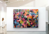 Abstract Floral Paintings I Carol Macconnell – CM Fine Art